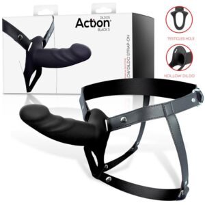 Arnés Strap-On con Dildo Hueco Silicona Premium Talla S