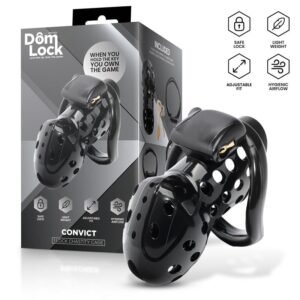 Convict Jaula para el Pene con Candado Interno