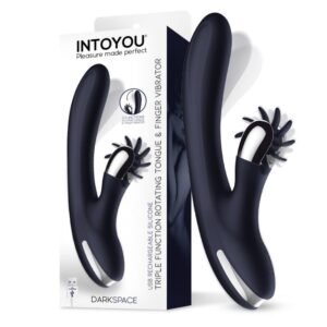 Darkspace Vibrador con Lenguas Rotadora y Movimiento Fi
