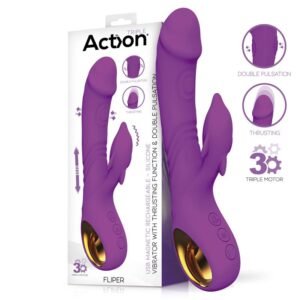 Fliper Vibrador con Thrusting y Doble Pulsación 3 Motor