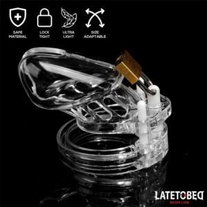 Jaula de Pene de Castidad Short Transparente