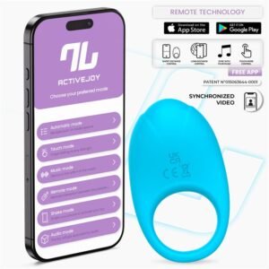 Ringo Anillo Vibrador con APP Unibody Azul