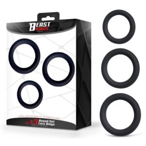 Set de 3 Anillos para el Pene Silicona S, M y L