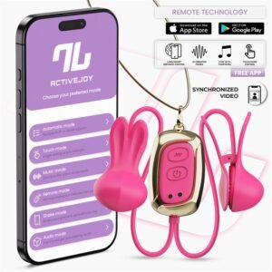 Tickly Pinzas para Pezones con Vibración, Control y Col