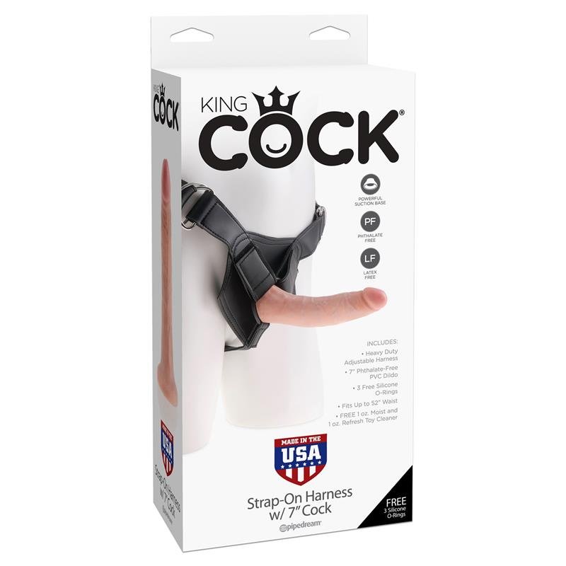 Arnés Ajustable con Dildo 7 Color Natural - Imagen 2