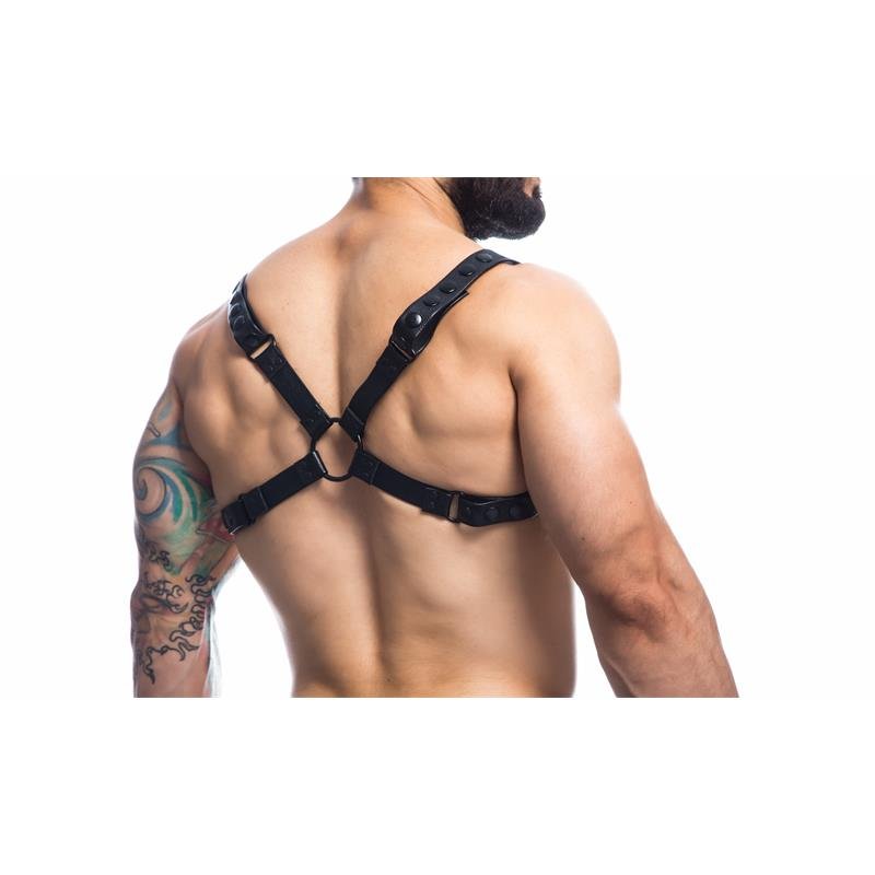 Arnés Bondage de Pecho Party Black Ajustable Talla Única - Imagen 2