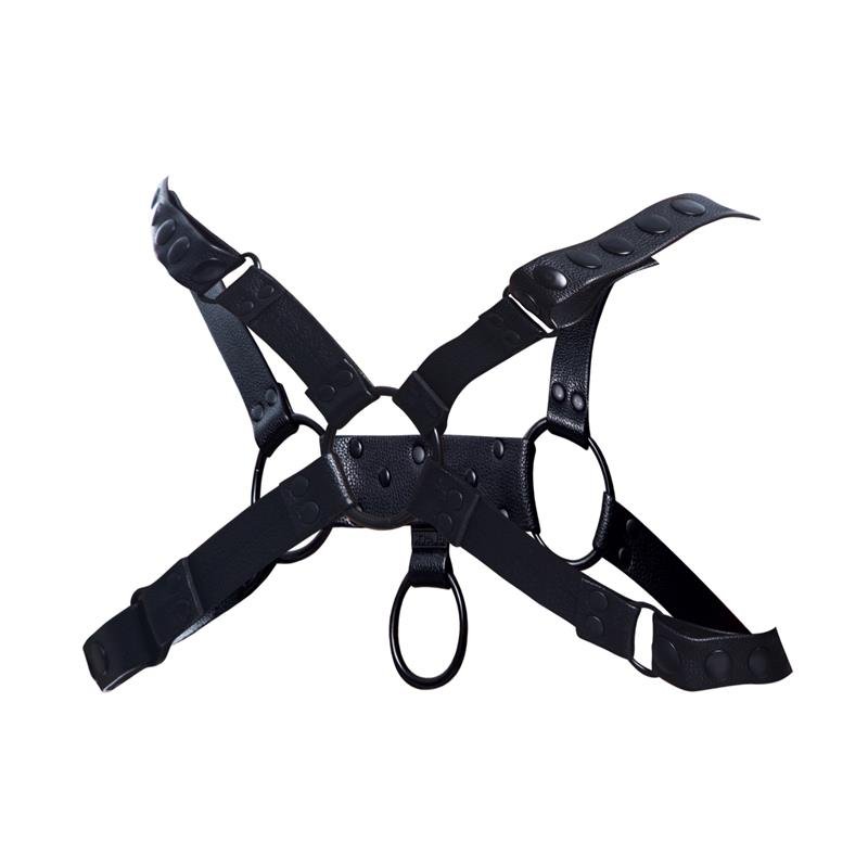 Arnés Bondage de Pecho Party Black Ajustable Talla Única - Imagen 3