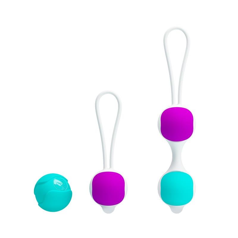Bolas Kegel Orgasmic Balls Rosa y Azul - Imagen 2