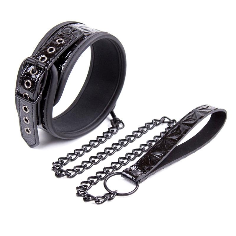 Collar con Correa Sapphire Cuero Vegano - Imagen 3