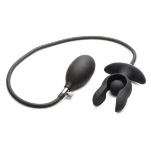 Dark Pearl Plug Anal con Inflado y Vibración con Control Remoto