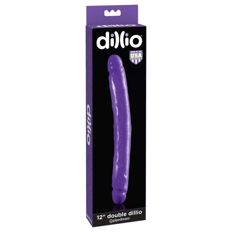 Dildo Doble 30,5 cm Púrpura - Imagen 2