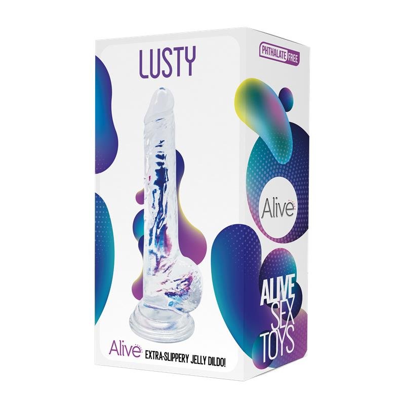 Dildo Jelly Lusty 18 cm - Imagen 2