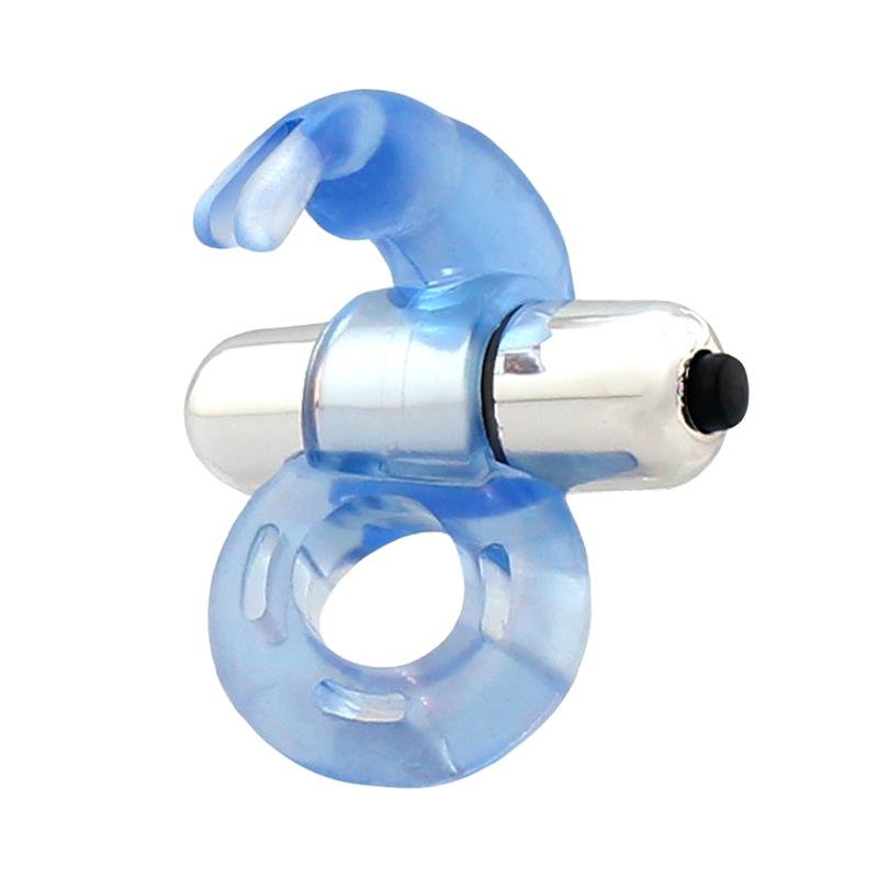 Firey Anillo Vibrador con Conejito Azul - Imagen 2