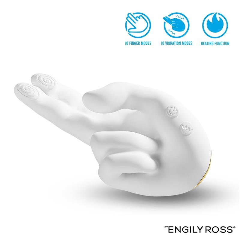 Flirty Hand Estimulador Finger con Efecto Calor - Imagen 2