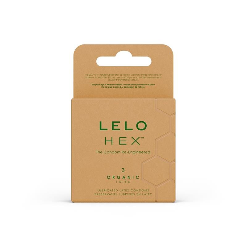 HEX Condoms Organic 3 unidades