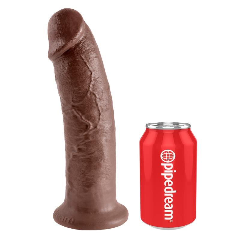King Cock Pene de 10 - Color Marrón - Imagen 3