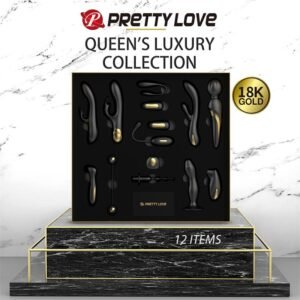 Luxury Set Queens 12 Juguetes Negro y Oro 18k