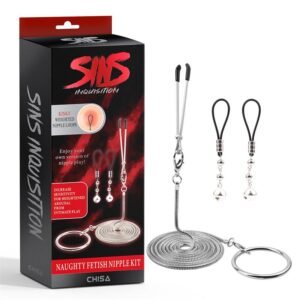 Naughty Fetish Pinza para Pezones y Clítoris con Cadena
