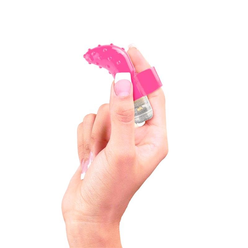 Neon Mini Vibrador Finger Fun Rosa - Imagen 3