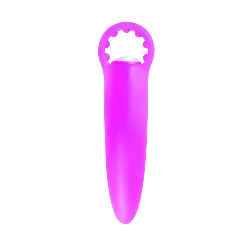 Neon Mini Vibrador Lil Finger Púrpura - Imagen 3