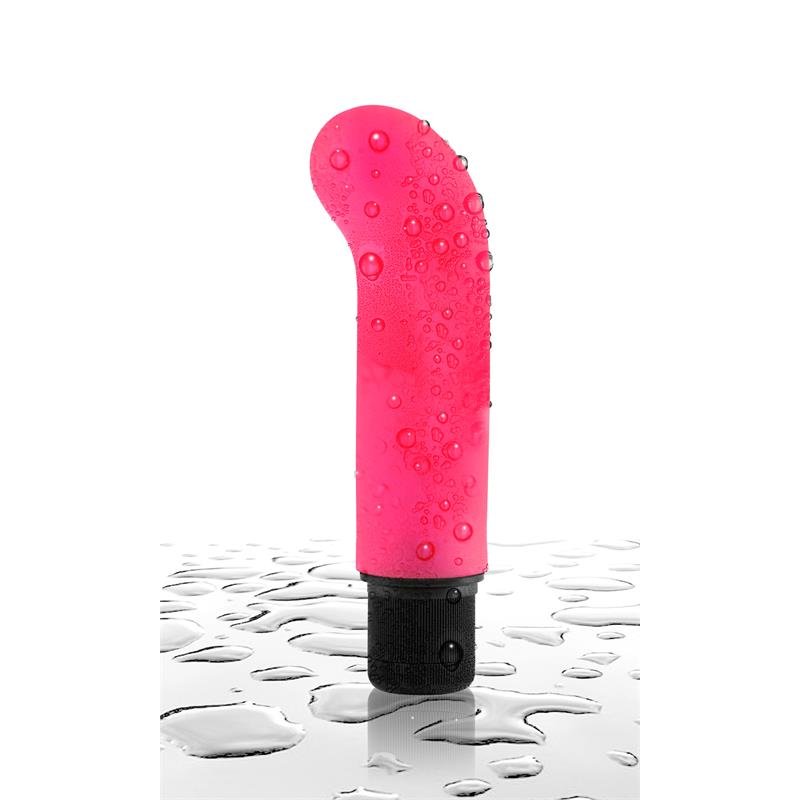 Neon Vibrador Jr. G-Spot Softees Rosa - Imagen 3