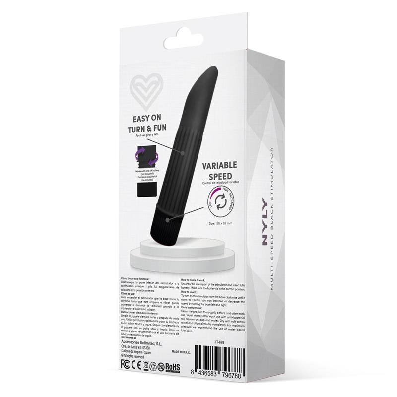 Nyly Estimulador Multi-Velocidad Negro - Imagen 3