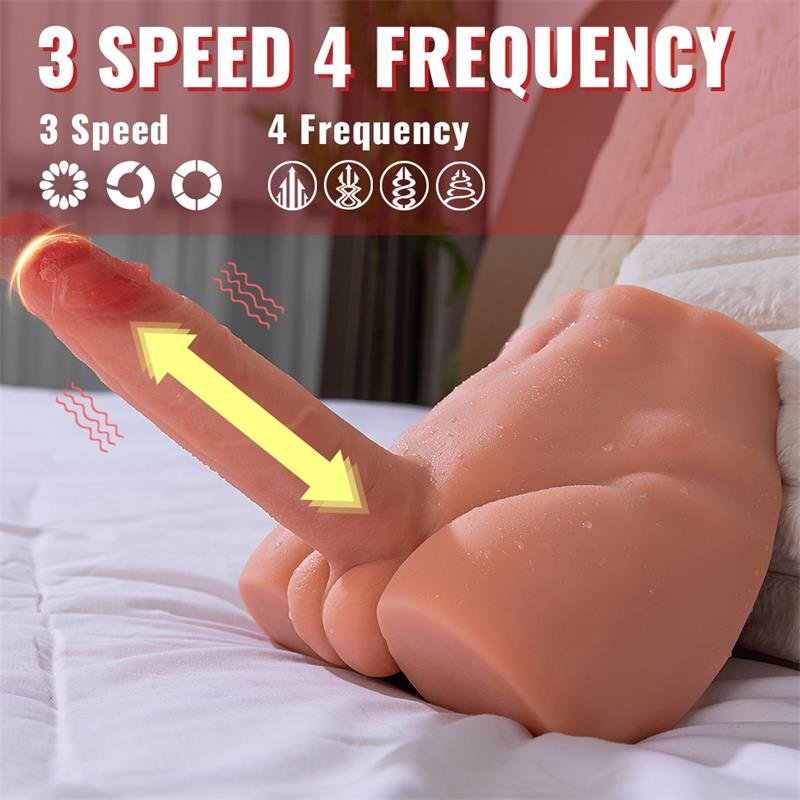 Peel Masturbador con Dildo y Ano, Vibración y Thrusting 2.7 kg - Imagen 3