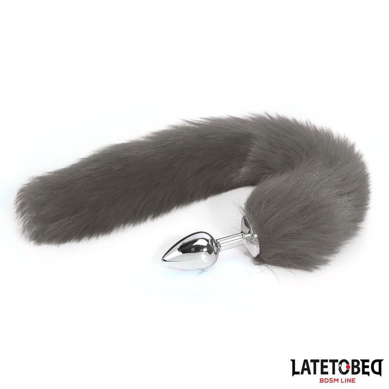 Plug Anal con Cola Gris 40 cm