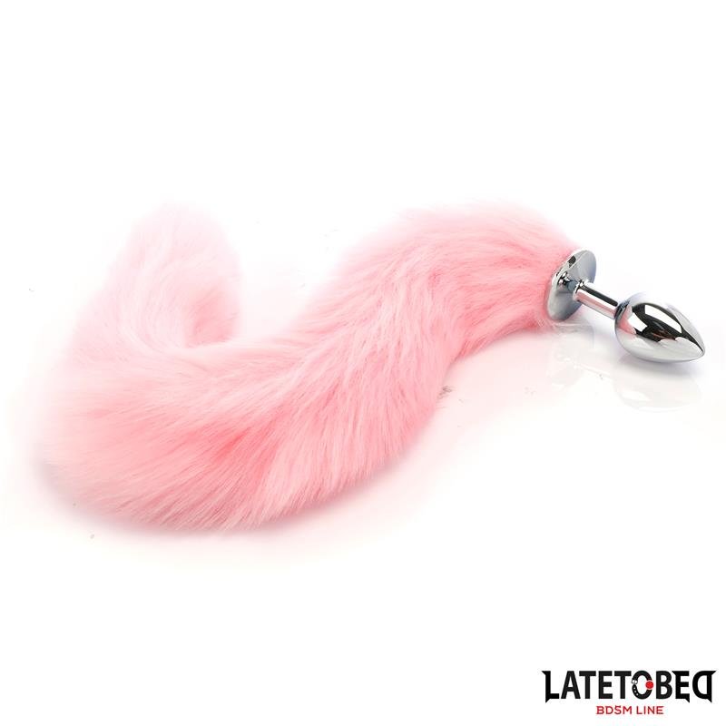 Plug Anal con Cola Rosa 40 cm - Imagen 3