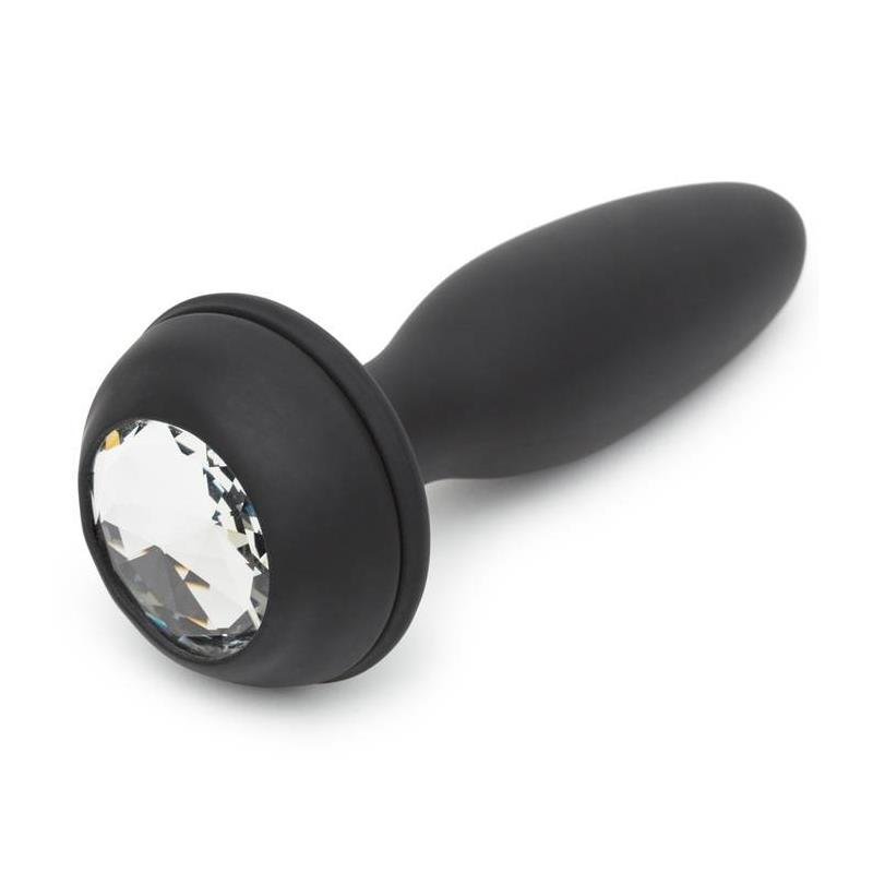 Plug Anal con Vibración Doble Base Púrpura Grande - Imagen 3