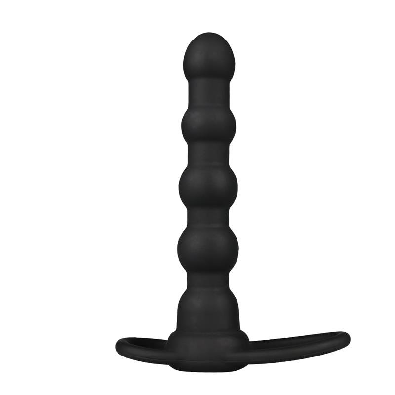 Plug Anal Double Prober con Vibración Negro - Imagen 2
