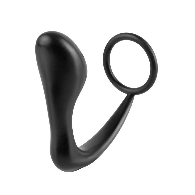Plug Anal y Anillo Ass-Gasm Negro - Imagen 2