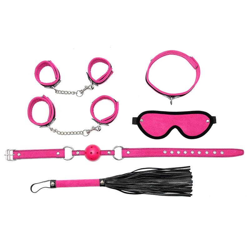 Set de Bondage 6 Piezas Rosa - Imagen 2