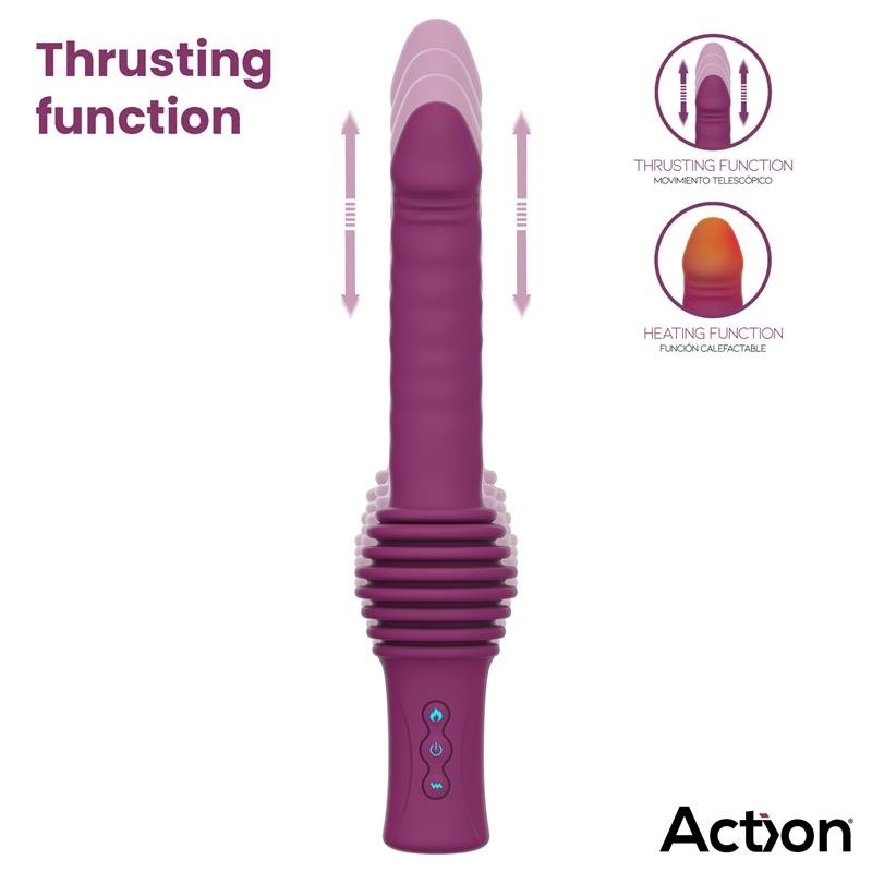 Roxer Sex Machine con Vibración, Thrusting, Efecto Calor y Control Remoto - Imagen 2