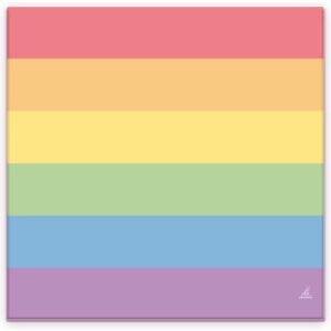 Set 20 Servilletas con Colores Bandera LGBT+