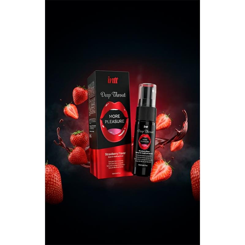 Spray para Sexo Oral Deep Throat Fresa 12 ml - Imagen 2
