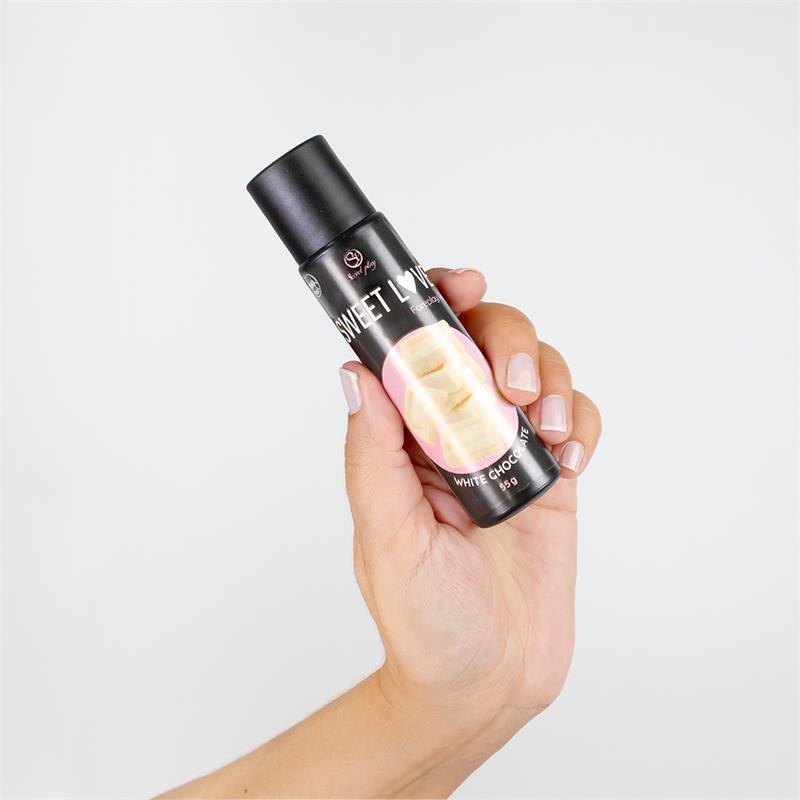 Sweet Love Lubricante Chocolate Blanco 60 ml - Imagen 2
