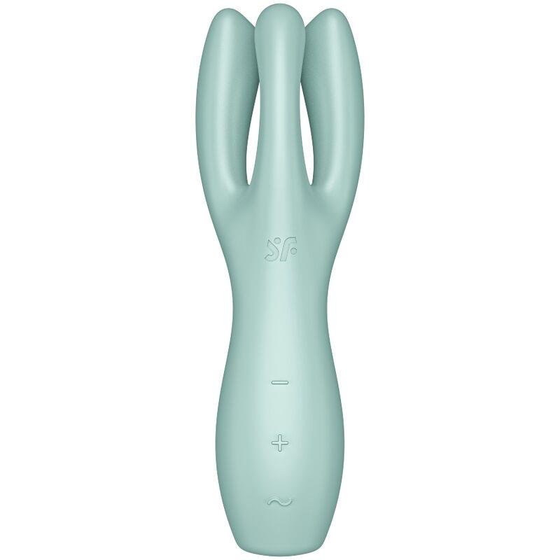 Threesome 3 Lay-on Vibrador 3 Motores Menta - Imagen 2
