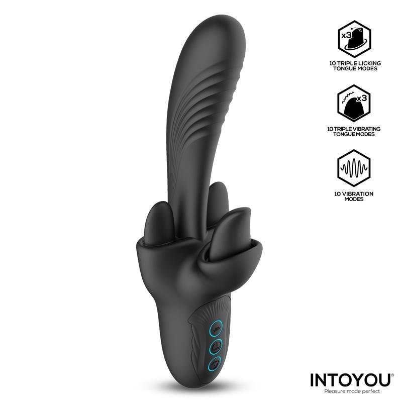 Triton Vibrador Triple Lengua - Imagen 2