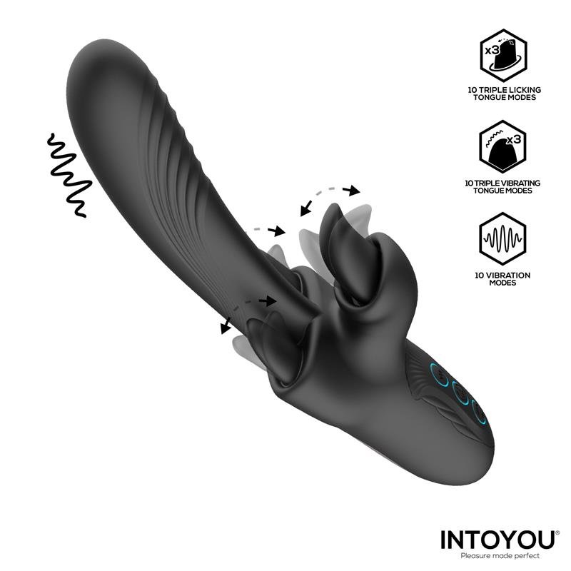 Triton Vibrador Triple Lengua - Imagen 3