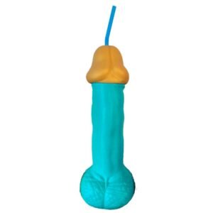 Vaso con Forma de Pene Azul 500 ml