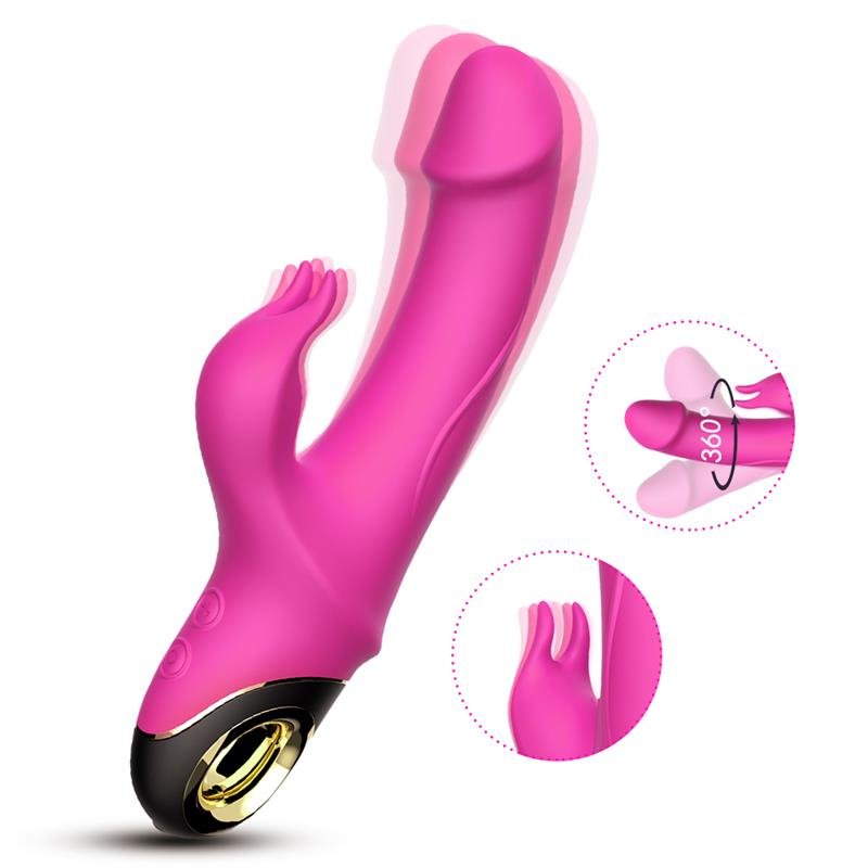 Vibrador con Rotación 360º Rosa - Imagen 3