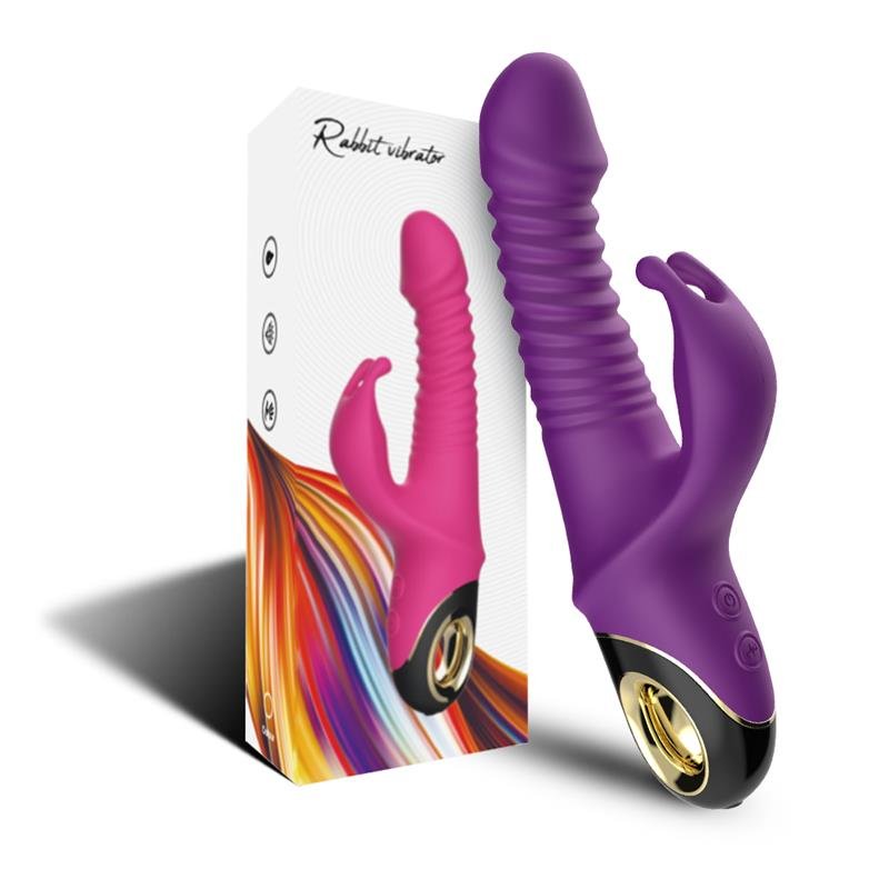 Vibrador con Thrusting y Oscilación 360º Purpura - Imagen 3