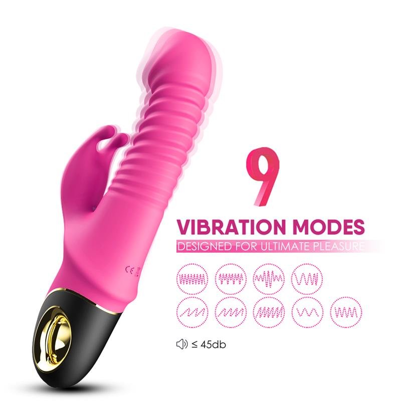 Vibrador con Thrusting y Oscilación 360º Rosa - Imagen 2